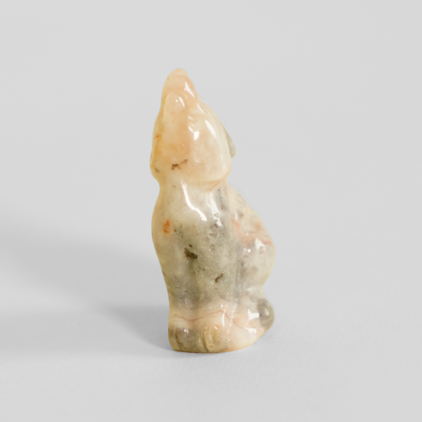 Crazy Lace Agate Wolf