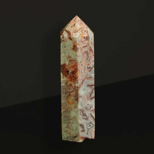 Crazy Lace Agate Tower