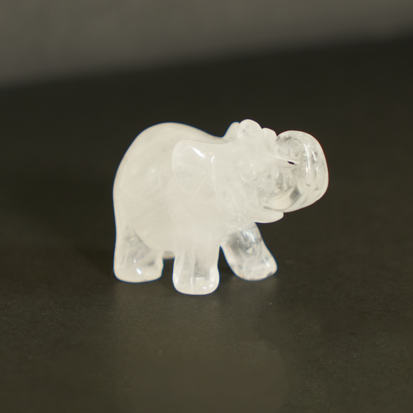 Clear Quartz Elephant