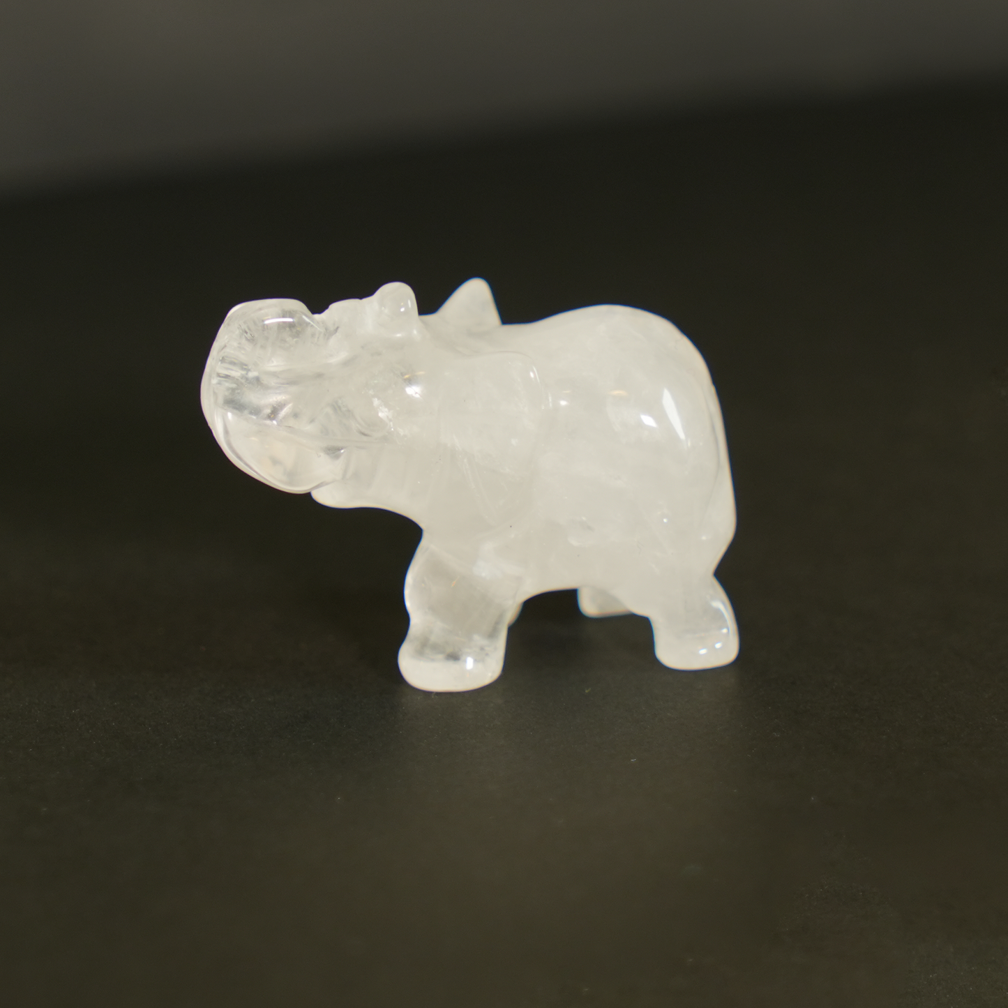 Clear Quartz Elephant
