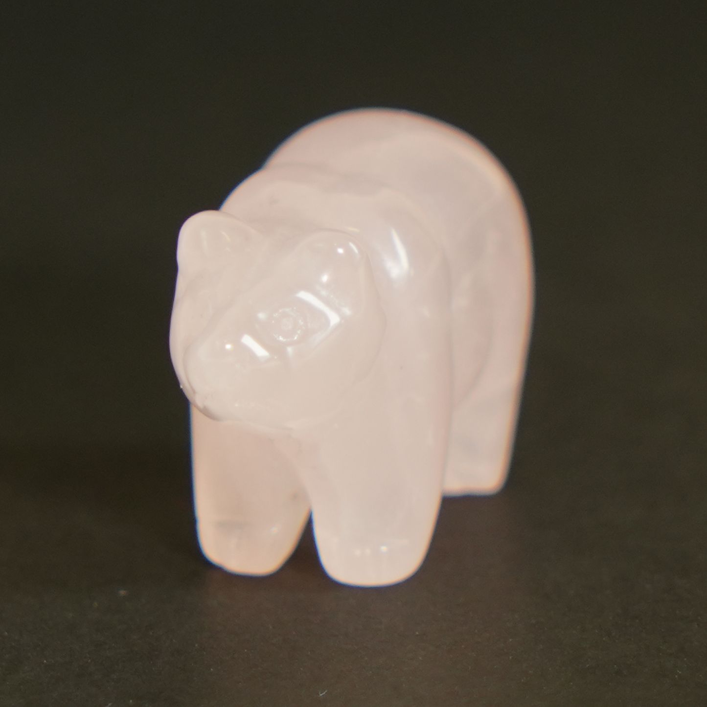 Rose Quartz Bear