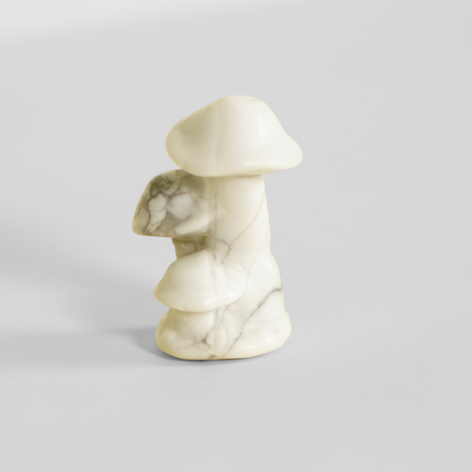 Howlite Mushroom Cluster